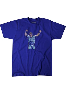 George Brett  Kansas City Royals Blue BreakingT Short Sleeve Fashion T Shirt