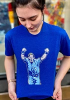 George Brett  Kansas City Royals Blue BreakingT Short Sleeve Fashion T Shirt