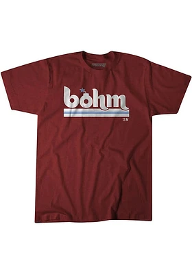 Alec Bohm Philadelphia Phillies Maroon Philly Short Sleeve Fashion Player T Shirt