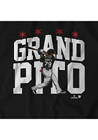 Jose Abreu Chicago White Sox Black Grand Pito Short Sleeve Fashion Player T Shirt