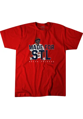 Nolan Arenado St Louis Cardinals Youth Red Made For STL Player Tee
