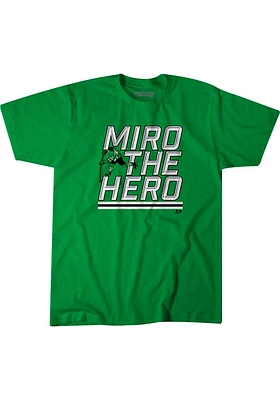 Miro Heiskanen Dallas Stars Kelly Green The Hero Short Sleeve Fashion Player T Shirt