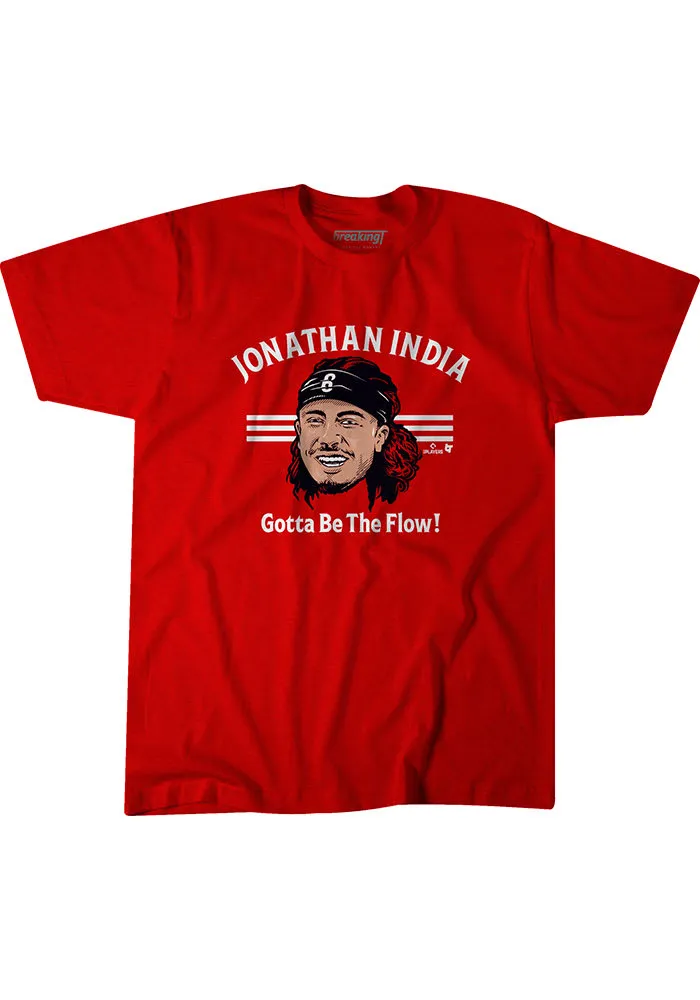 Jonathan India Cincinnati Reds Youth Red Gotta Be The Flow Player Tee