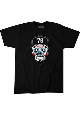 Jose Abreu Chicago White Sox Youth Black Sugar Skull Player Tee