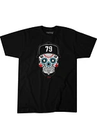 Jose Abreu Chicago White Sox Youth Black Sugar Skull Player Tee