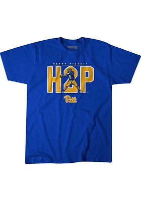 Kenny Pickett Pitt Panthers Blue H2P Football Short Sleeve Fashion Player T Shirt