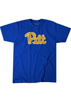 Kenny Pickett Pitt Panthers Blue Football Short Sleeve Fashion Player T Shirt