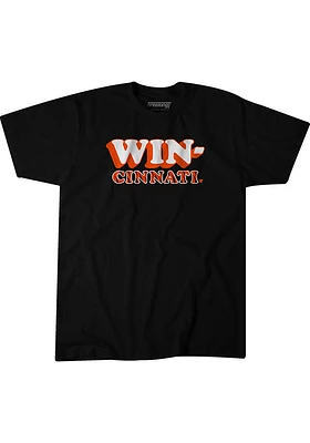 BreakingT Cincinnati Bengals Black Wincinnati Short Sleeve Fashion T Shirt