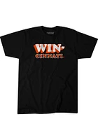 BreakingT Cincinnati Bengals Black Wincinnati Short Sleeve Fashion T Shirt