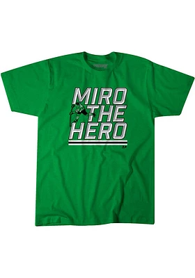 Miro Heiskanen Dallas Stars Youth Green the Hero Player Tee
