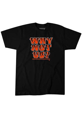 BreakingT Cincinnati Bengals Youth Black Why Not Us Short Sleeve Fashion T-Shirt