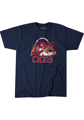Yadier Molina St Louis Cardinals Navy Blue OG3 Short Sleeve Fashion Player T Shirt