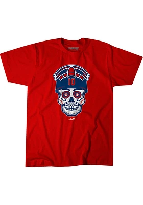 JT Realmuto Philadelphia Phillies Red Sugar Skull Short Sleeve Fashion Player T Shirt