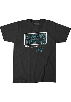 AJ Brown Philadelphia Black Always Open Philly Short Sleeve Fashion Player T Shirt
