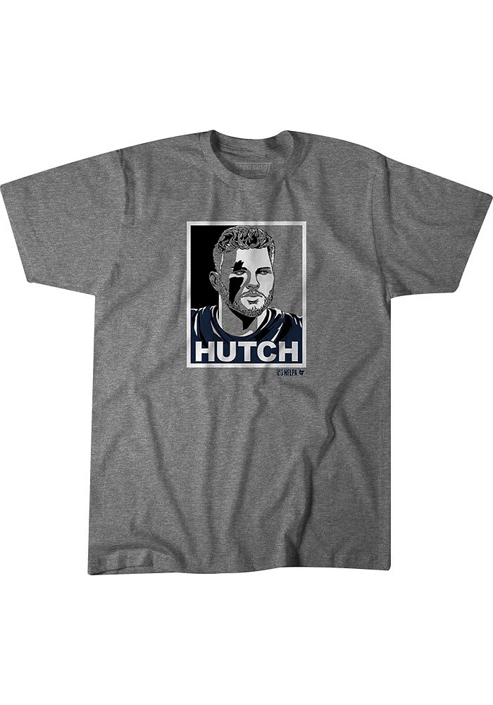 Aidan Hutchinson Detroit Grey Hutch Short Sleeve Fashion Player T Shirt