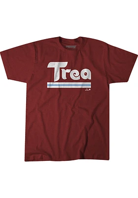 Trea Turner Philadelphia Phillies Maroon Philly Short Sleeve Fashion Player T Shirt