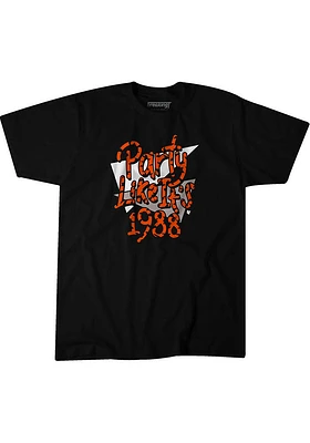 BreakingT Cincinnati Bengals Black Party Like Its 1988 Short Sleeve Fashion T Shirt