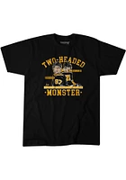 Sidney Crosby Pittsburgh Penguins Black Two Headed Monster Short Sleeve Fashion Player T Shirt