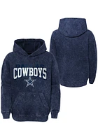 Dallas Cowboys Boys Navy Blue Back to Long Sleeve Hooded Sweatshirt