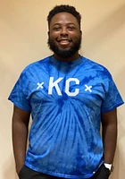 Made Mobb Kansas City Blue screen print graphic Short Sleeve T Shirt