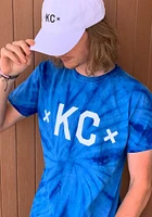 Made Mobb Kansas City Blue screen print graphic Short Sleeve T Shirt