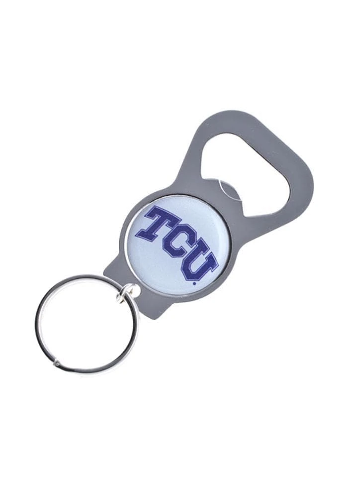 TCU Horned Frogs Bottle Opener Keychain - Purple