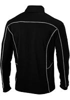 Columbia Kansas Jayhawks Mens Shotgun Long Sleeve Qtr Zip Pullover