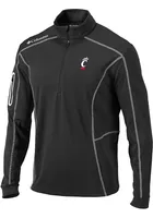 Columbia Cincinnati Bearcats Mens Charcoal Shotgun Long Sleeve Qtr Zip Pullover