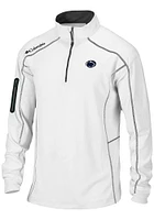 Columbia Penn State Nittany Lions Mens White Shotgun Long Sleeve Qtr Zip Pullover