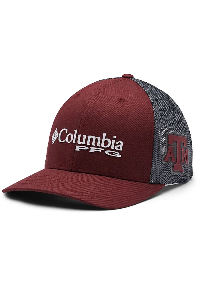 Columbia Texas A&M Aggies CLG PFG Mesh Adjustable Hat