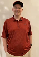Columbia Arkansas Razorbacks Mens Red Sunday Short Sleeve Polo