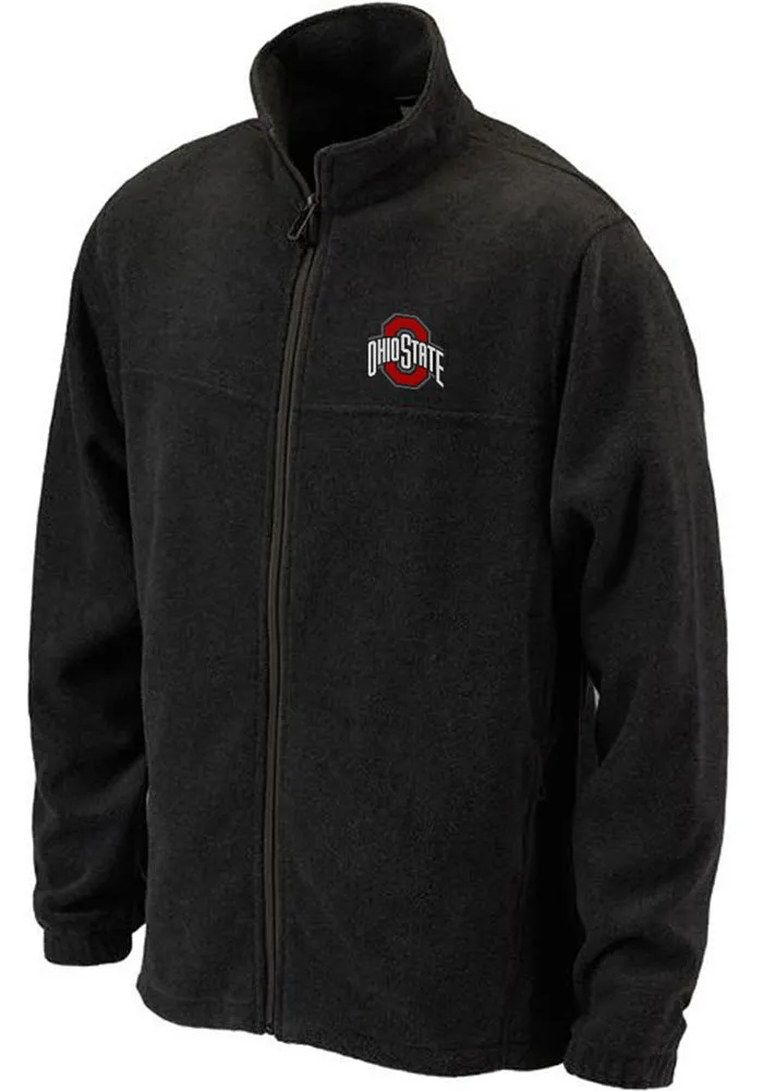 Columbia Ohio State Buckeyes Mens Black Flanker Medium Weight Jacket