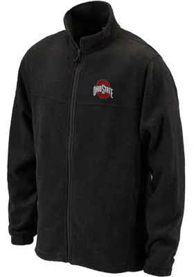 Columbia Ohio State Buckeyes Mens Black Flanker Medium Weight Jacket