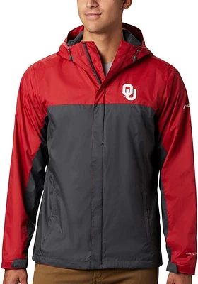 Columbia Oklahoma Sooners Mens Crimson Glennaker Light Weight Jacket