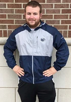 Columbia Penn State Nittany Lions Mens Navy Blue Flash Forward Light Weight Jacket