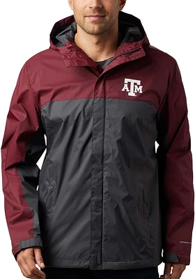 Columbia Texas A&M Aggies Mens Maroon Glennaker Light Weight Jacket