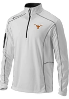Columbia Texas Longhorns Mens Shotgun Long Sleeve Qtr Zip Pullover