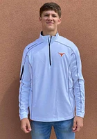 Columbia Texas Longhorns Mens Shotgun Long Sleeve Qtr Zip Pullover