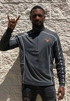 Columbia Texas Longhorns Mens Charcoal Shotgun Long Sleeve Qtr Zip Pullover