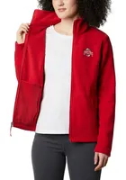 Columbia Ohio State Buckeyes Womens Red Give and Go II Light Weight Jacket