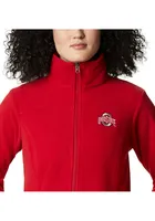 Columbia Ohio State Buckeyes Womens Red Give and Go II Light Weight Jacket