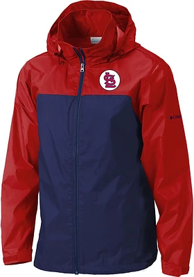Columbia St Louis Cardinals Mens Navy Blue Glennaker Lake II Light Weight Jacket