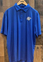 Columbia Grand Valley State Lakers Mens Blue Sunday Short Sleeve Polo