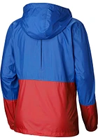Columbia Kansas Jayhawks Womens Blue 2022 National Champions Flash Forward Light Weight Jacket