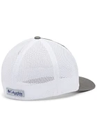 Columbia Texas Longhorns Mens Grey PFG Mesh Fish Flag Flex Hat