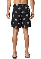 Columbia Ohio State Buckeyes Mens Black Backcast II Printed Shorts