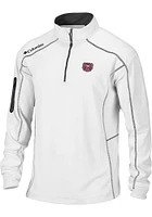 Columbia Missouri State Bears Mens White Shotgun Long Sleeve Qtr Zip Pullover