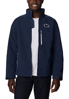 Mens Penn State Nittany Lions Columbia Ascender II Softshell Heavyweight Jacket - Navy Blue