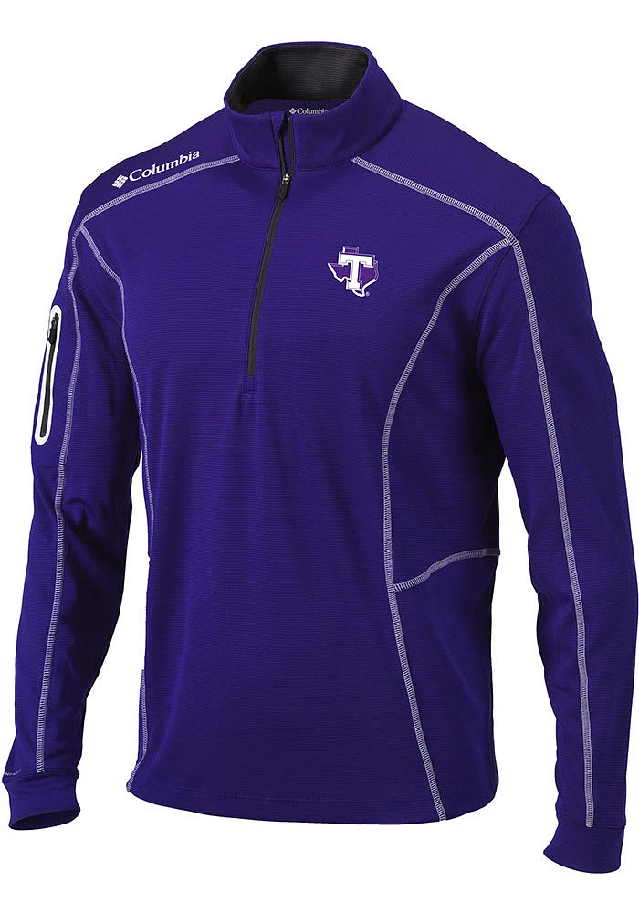 Columbia Tarleton State Texans Mens Shotgun Long Sleeve Qtr Zip Pullover