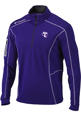 Columbia Tarleton State Texans Mens Shotgun Long Sleeve Qtr Zip Pullover